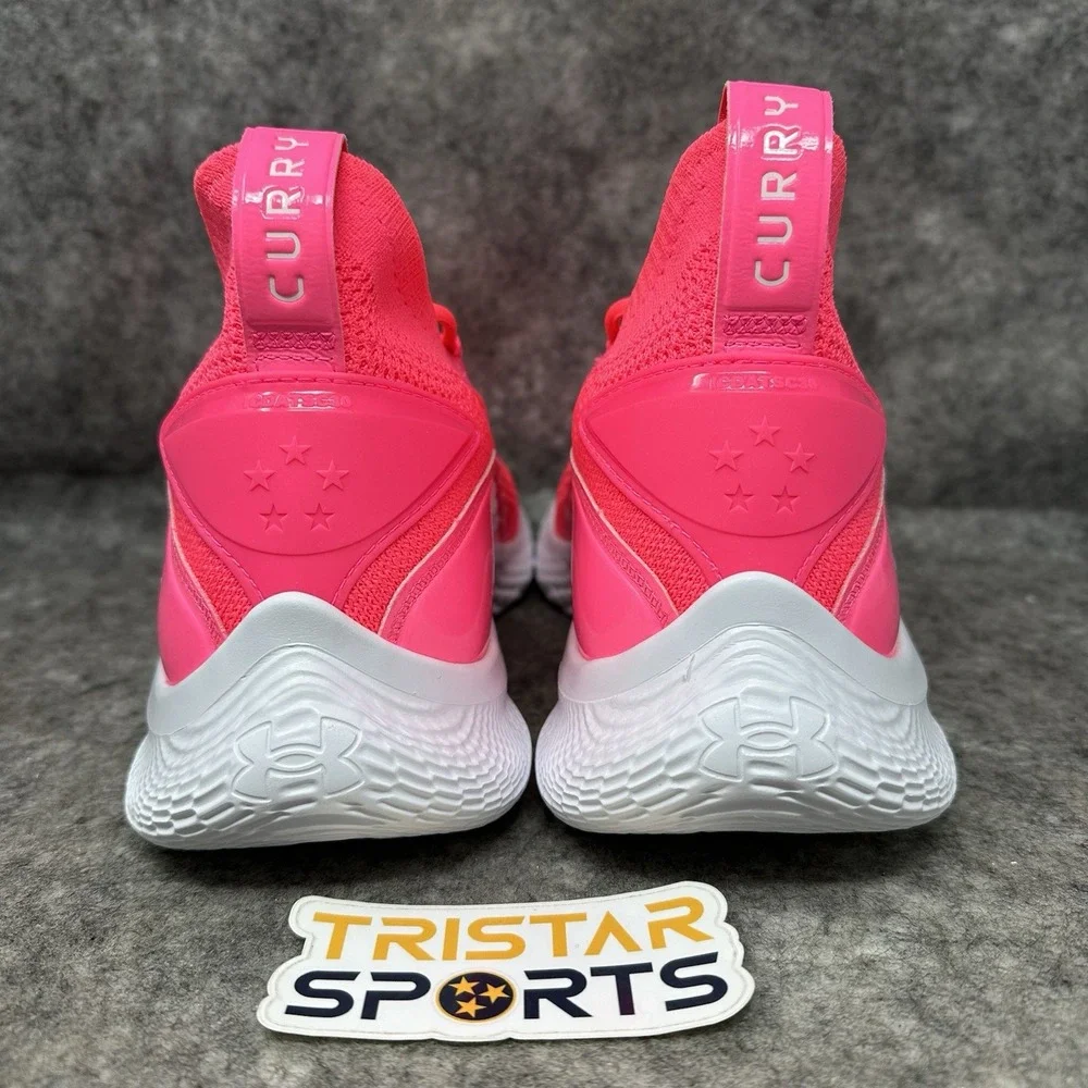 Under Armour Curry 8 NM Basketball Shoes Mens Sz 12.5 Pink White Steph Curry